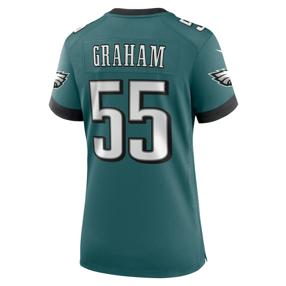 Brandon Graham Philadelphia Eagles Women's Team Game Jersey Midnight Green