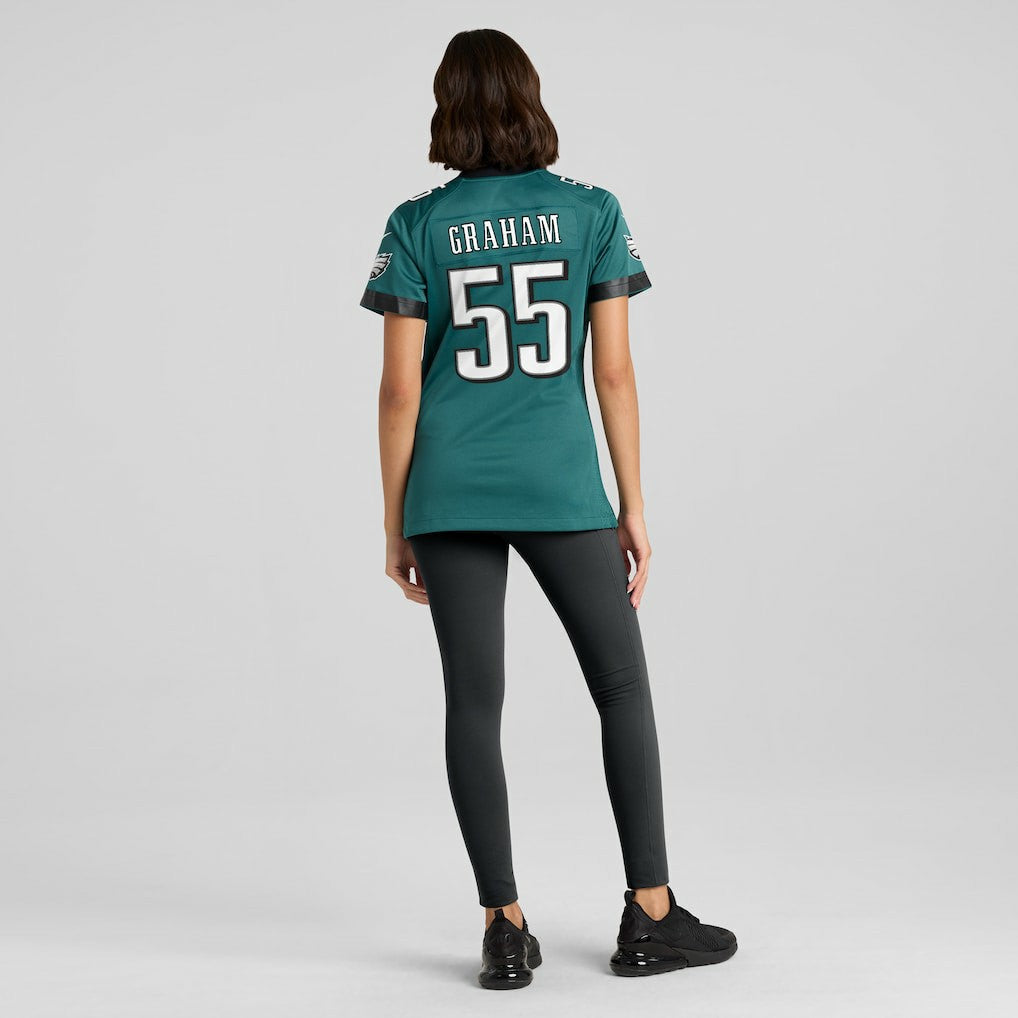 Brandon Graham Philadelphia Eagles Women's Team Game Jersey Midnight Green