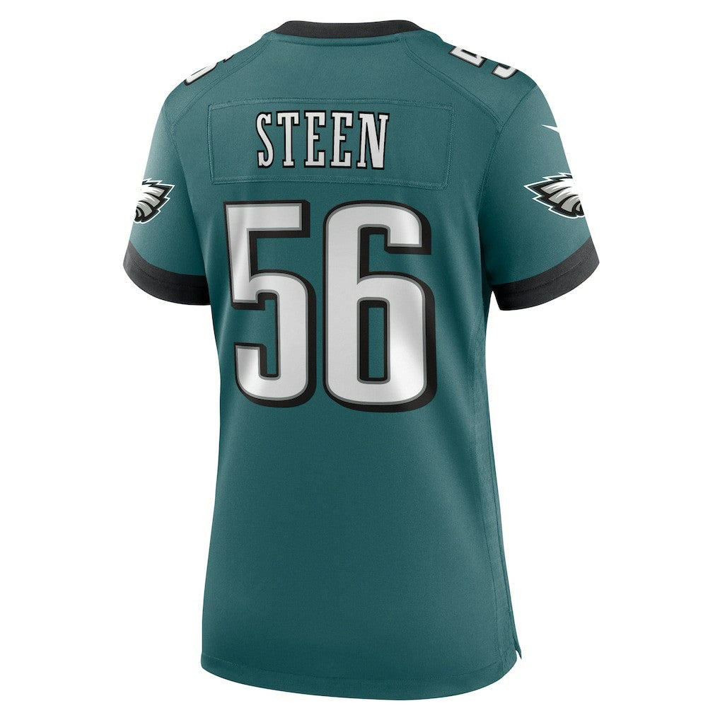 Tyler Steen Philadelphia Eagles Women's Team Game Jersey Midnight Green