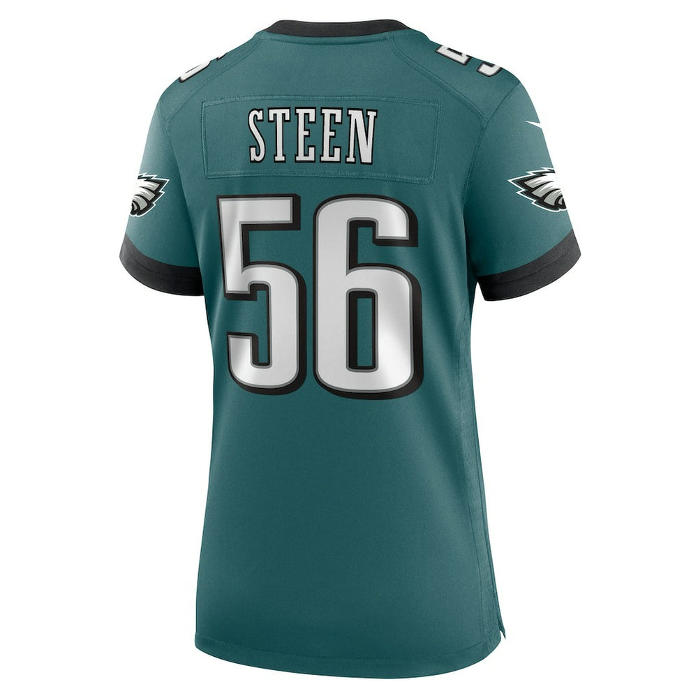 Tyler Steen Philadelphia Eagles Women's Team Game Jersey Midnight Green