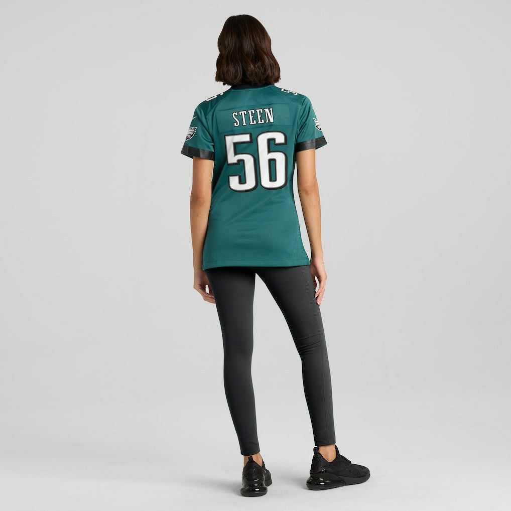 Tyler Steen Philadelphia Eagles Women's Team Game Jersey Midnight Green