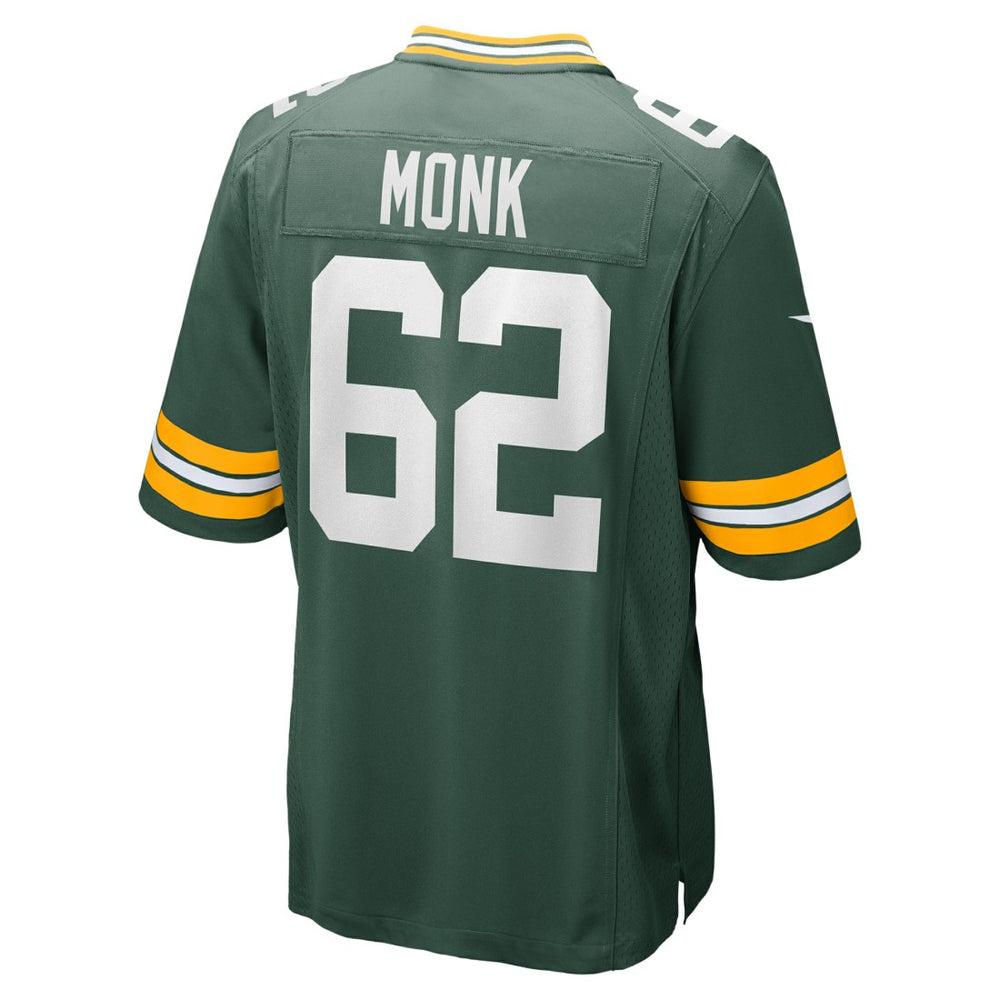 Jacob Monk Green Bay Packers Game Jersey Green