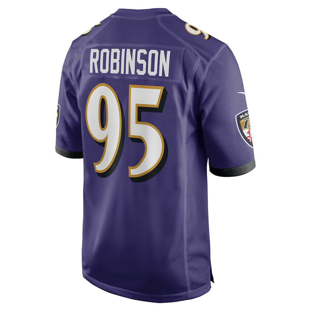Tavius Robinson Baltimore Ravens Team Game Jersey Purple