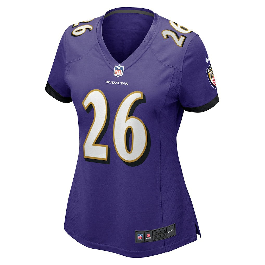 Rasheen Ali Baltimore Ravens Women's Game Jersey Purple