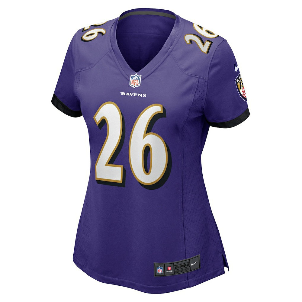 Rasheen Ali Baltimore Ravens Women's Game Jersey Purple
