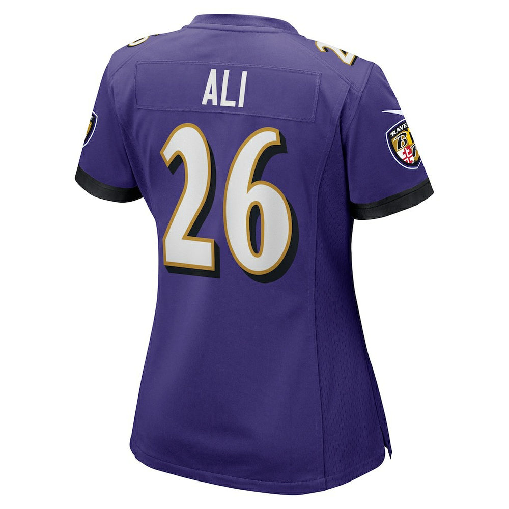 Rasheen Ali Baltimore Ravens Women's Game Jersey Purple
