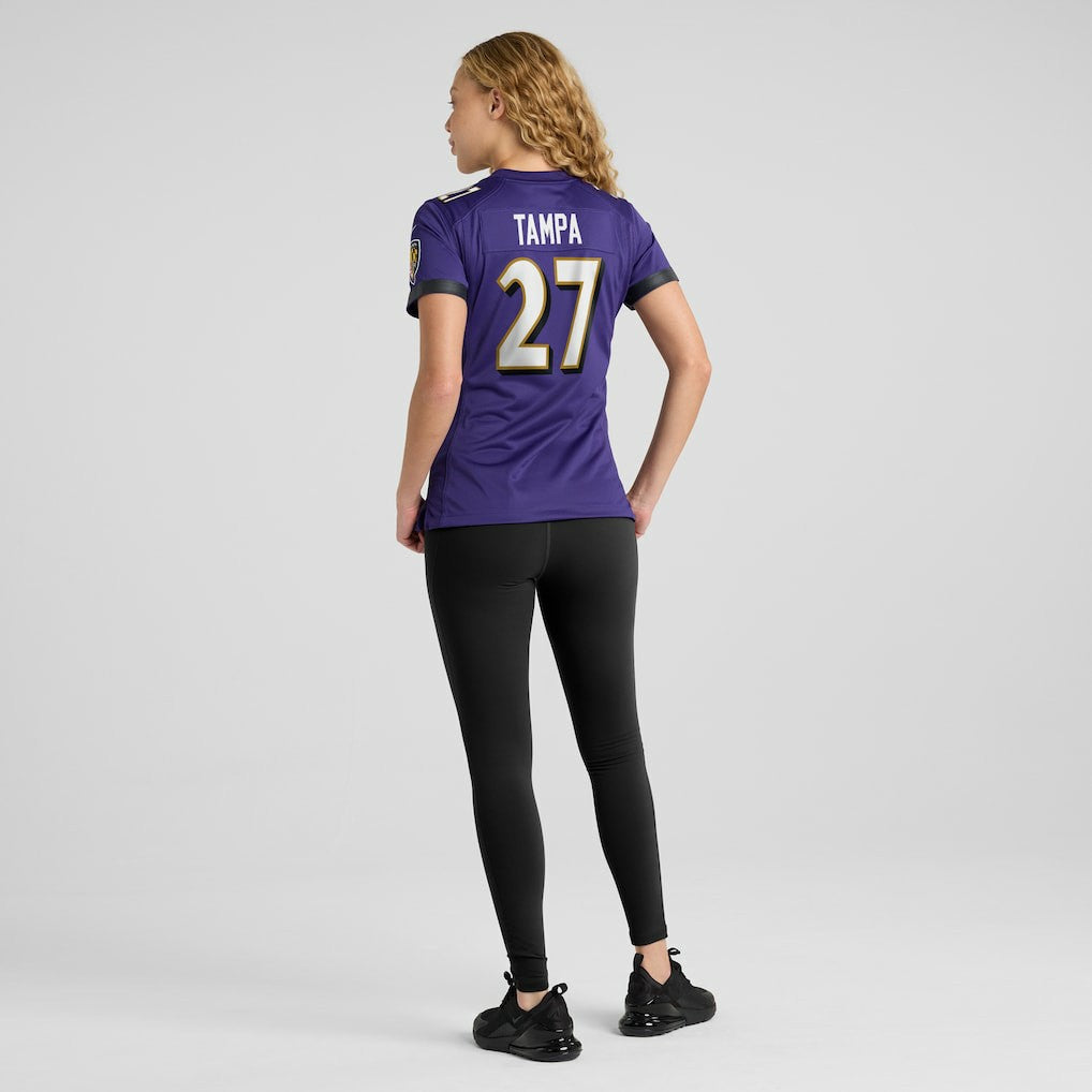 T.J. Tampa Baltimore Ravens Women's Game Jersey Purple