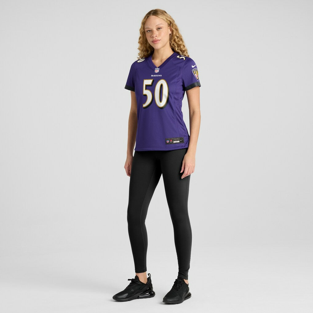 Adisa Isaac Baltimore Ravens Women's Game Jersey Purple