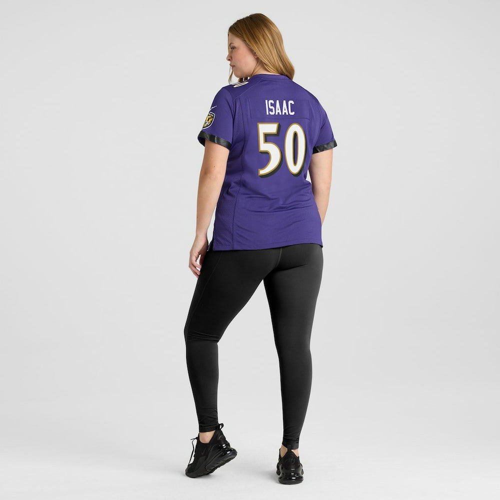 Adisa Isaac Baltimore Ravens Women's Game Jersey Purple
