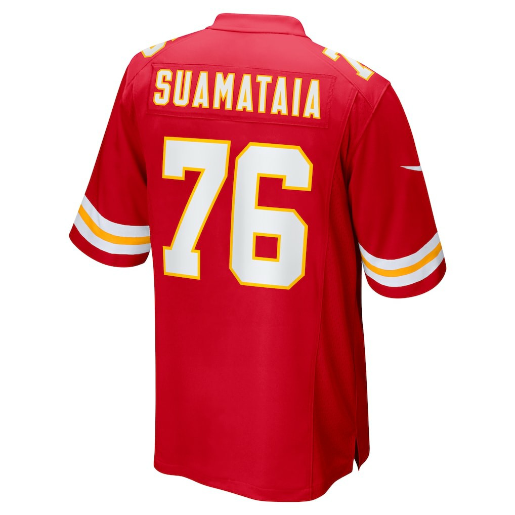 Kingsley Suamataia Kansas City Chiefs Game Jersey Red