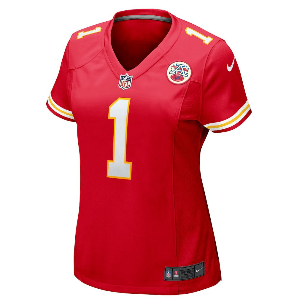 Xavier Worthy Kansas City Chiefs Women's Game Jersey Red