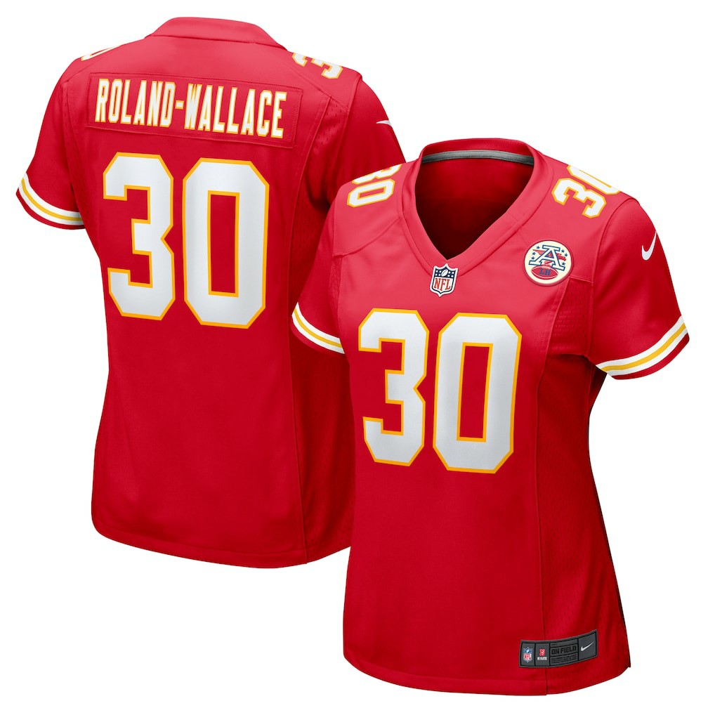 Chris Roland-Wallace Kansas City Chiefs Women's Game Jersey Red