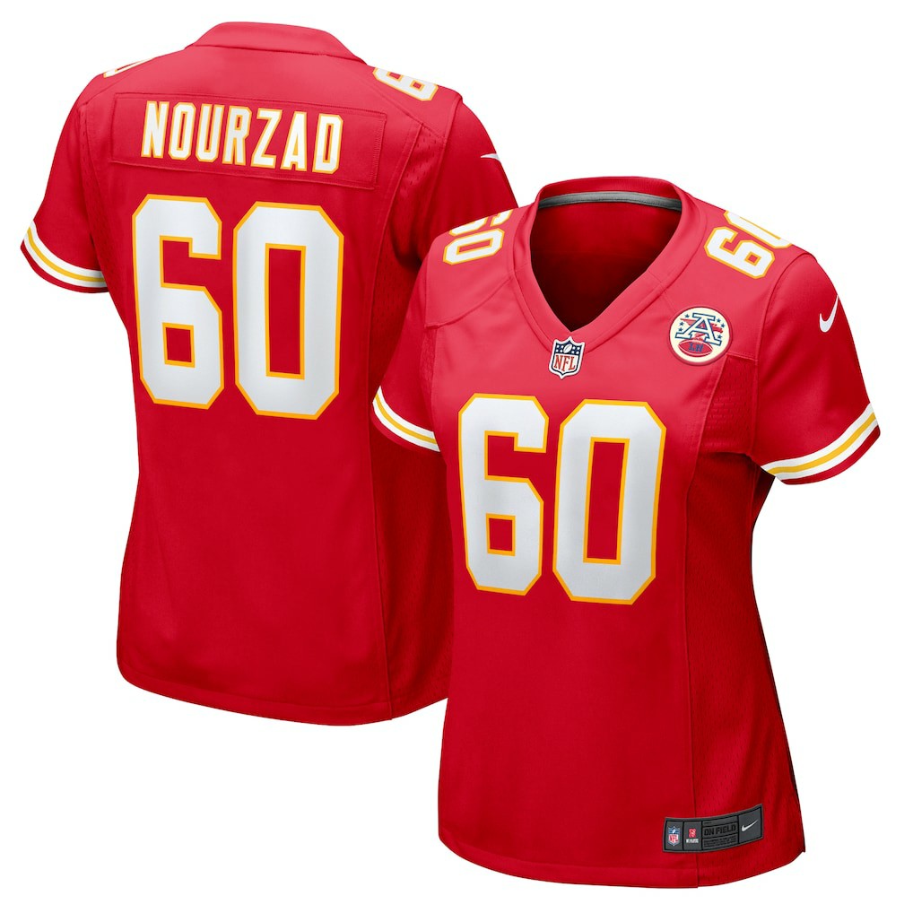Hunter Nourzad Kansas City Chiefs Women's Game Jersey Red