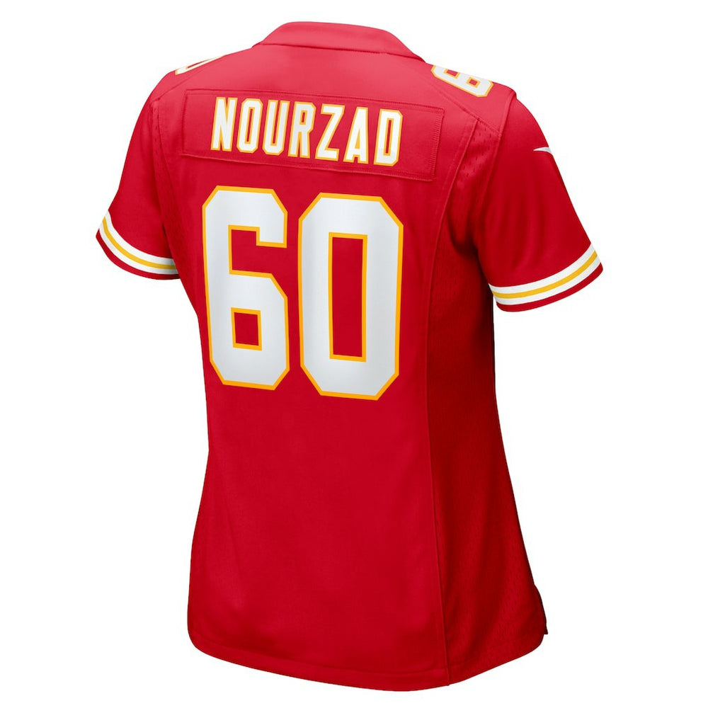 Hunter Nourzad Kansas City Chiefs Women's Game Jersey Red