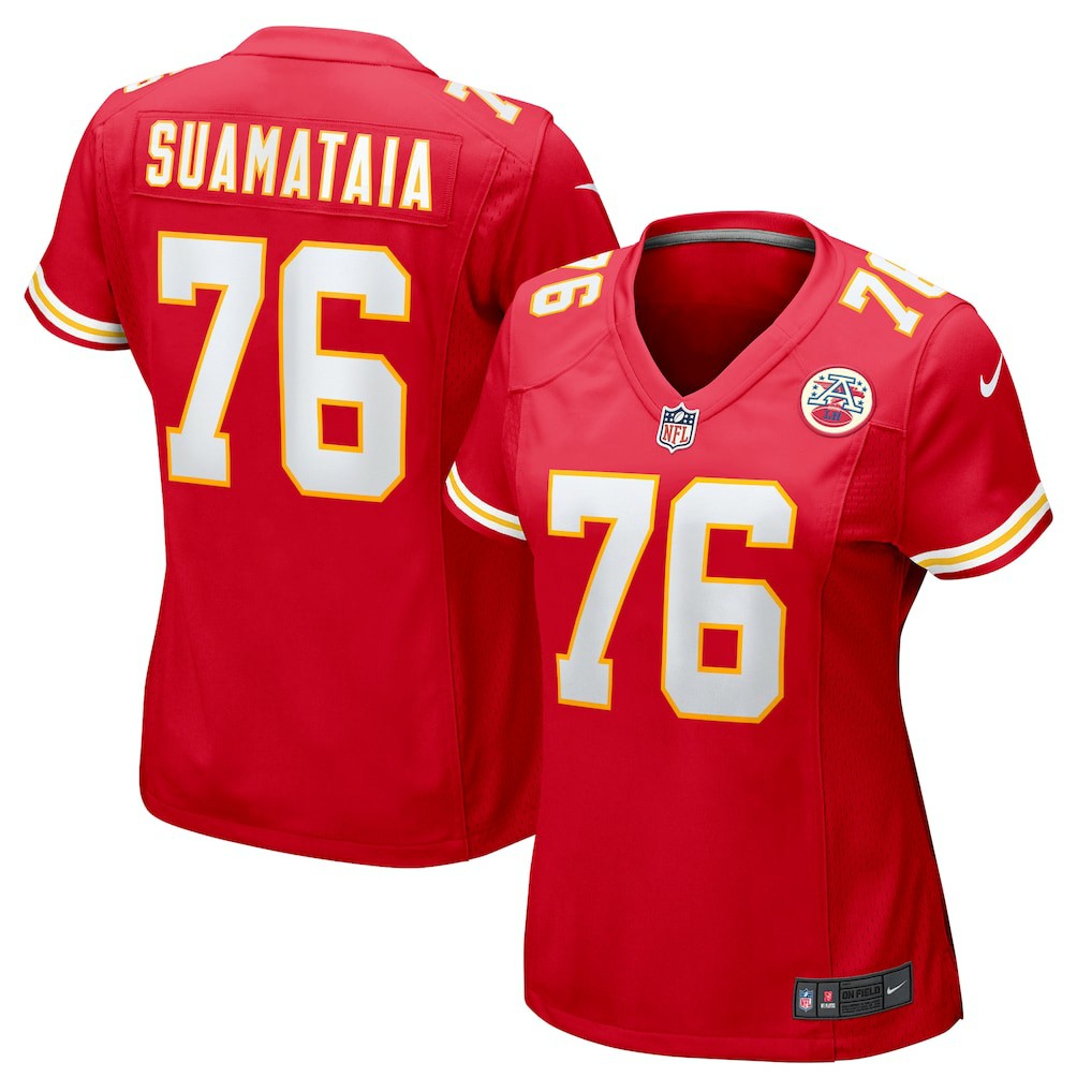 Kingsley Suamataia Kansas City Chiefs Women's Game Jersey Red