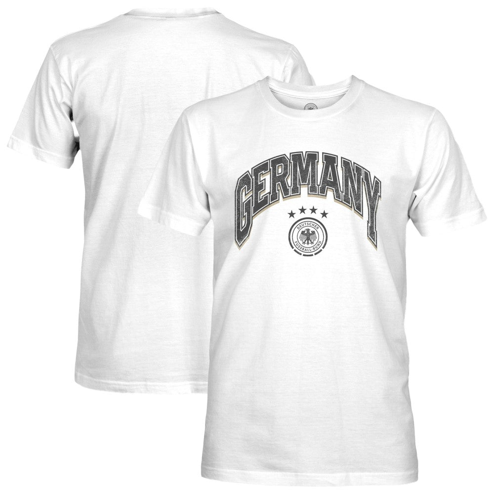 Germany National Team 1863FC Retro Wordmark T-Shirt White shop