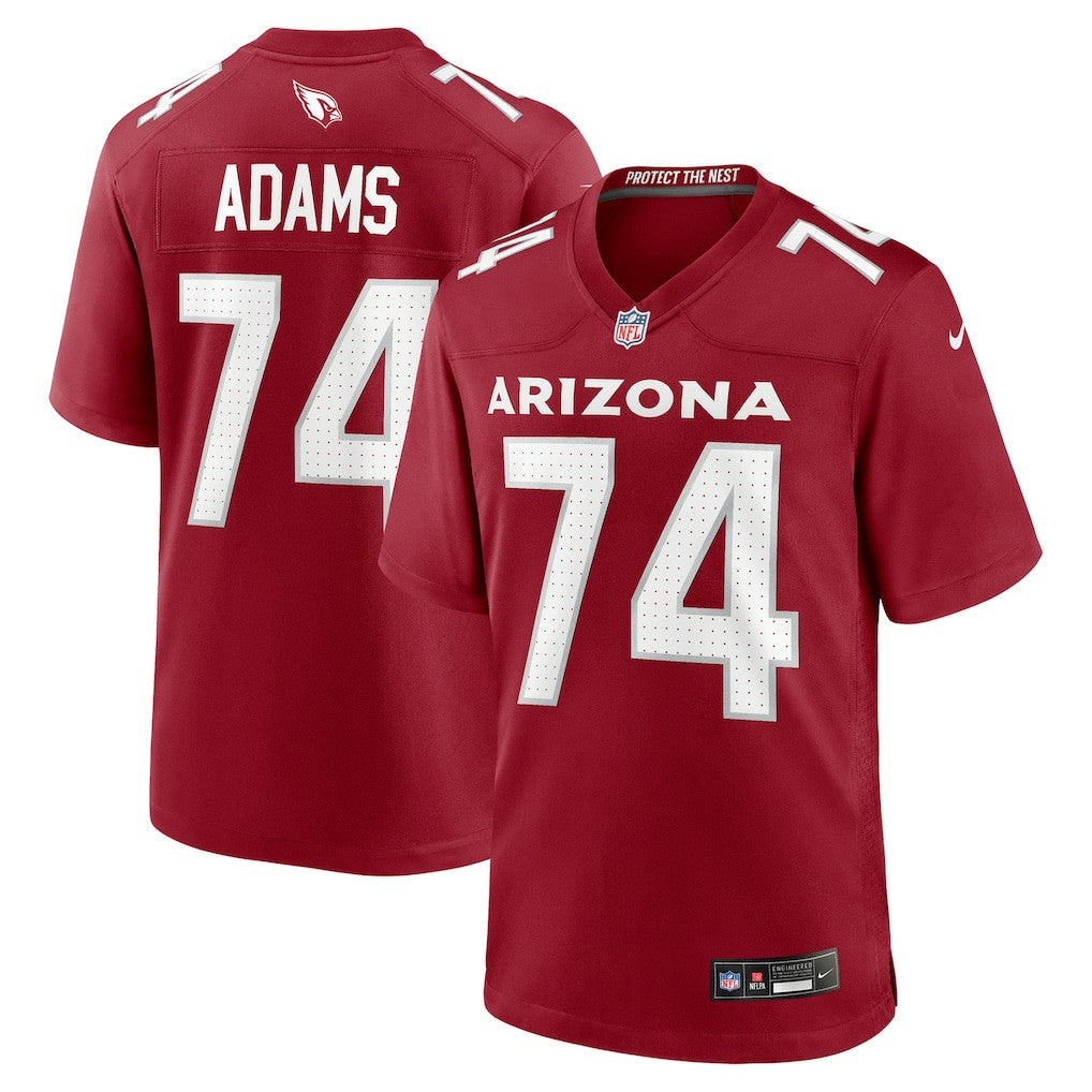 Isaiah Adams Arizona Cardinals Team Game Jersey Cardinal