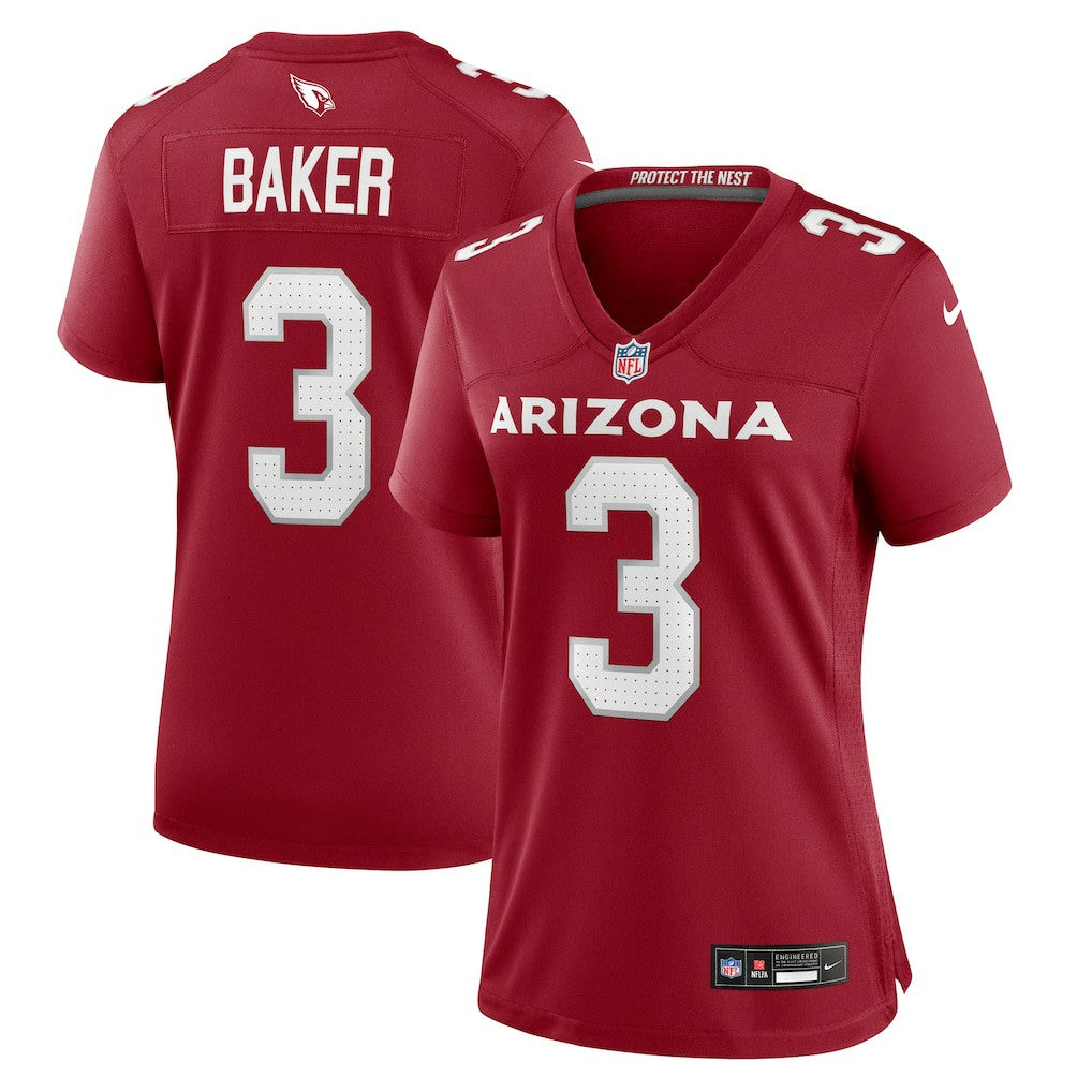 Budda Baker Arizona Cardinals Women's Team Game Jersey Cardinal