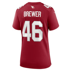 Aaron Brewer Arizona Cardinals Women's Game Jersey Cardinal
