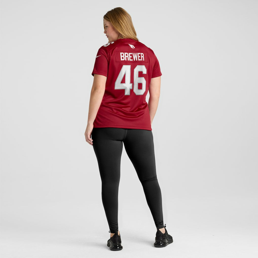 Aaron Brewer Arizona Cardinals Women's Game Jersey Cardinal