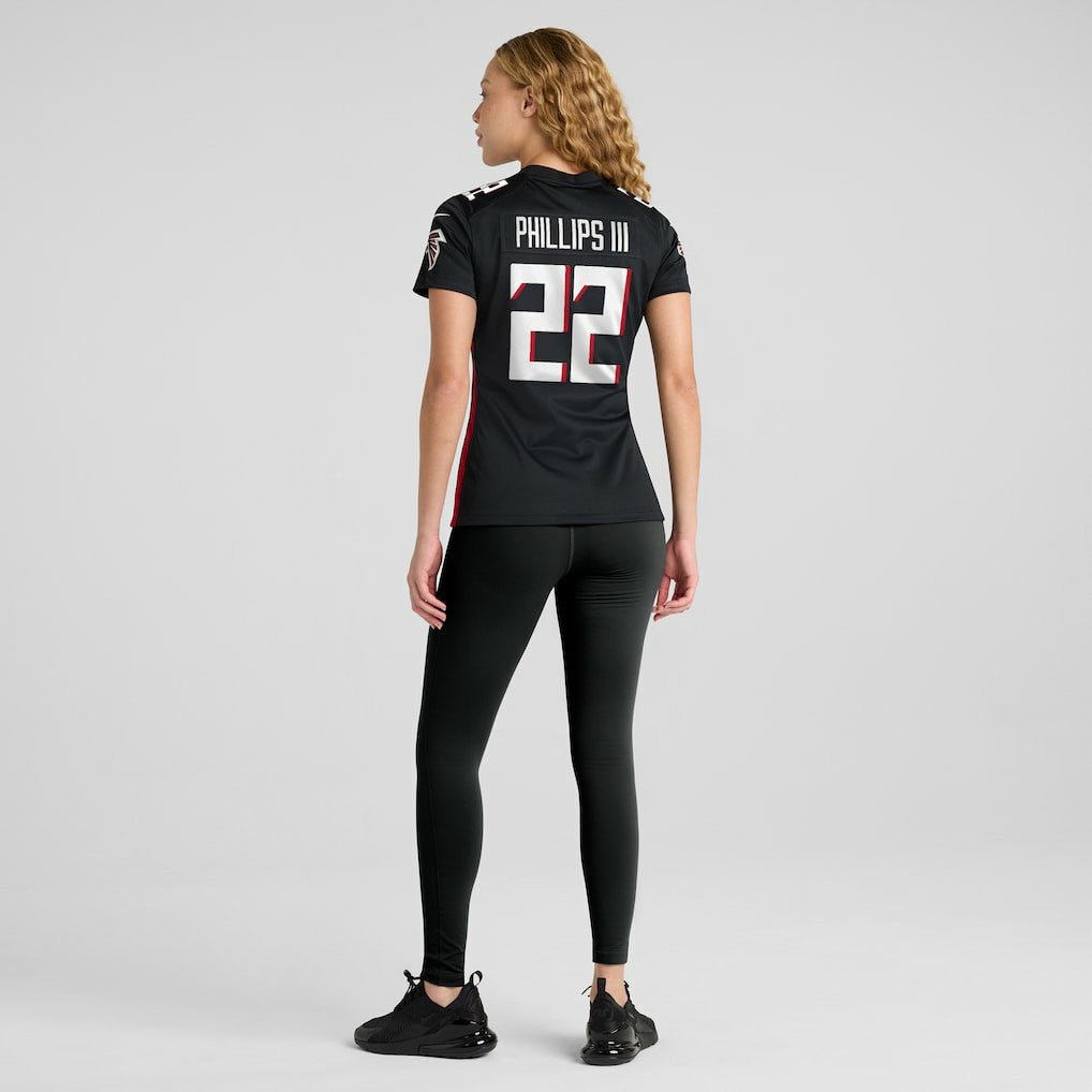 Clark Phillips III Atlanta Falcons Women's Game Jersey Black