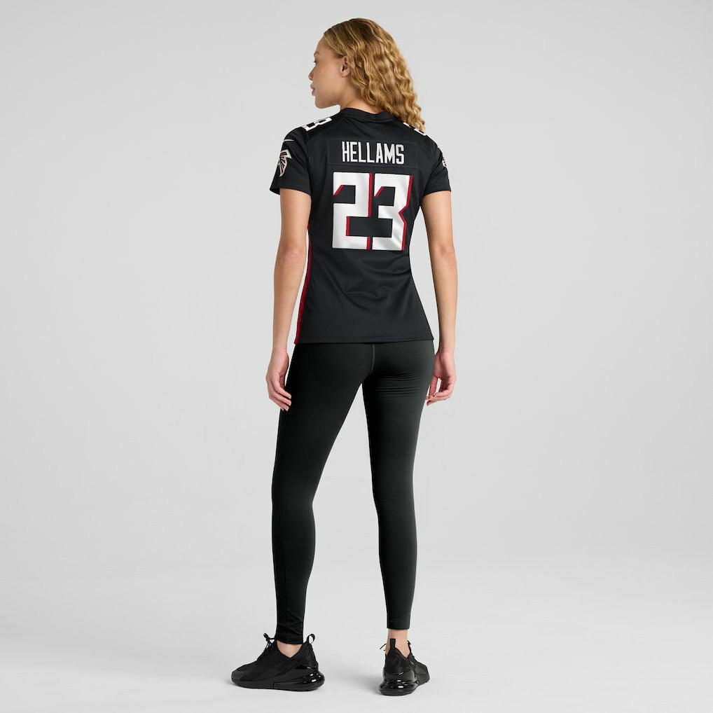 DeMarcco Hellams Atlanta Falcons Women's Game Jersey Black
