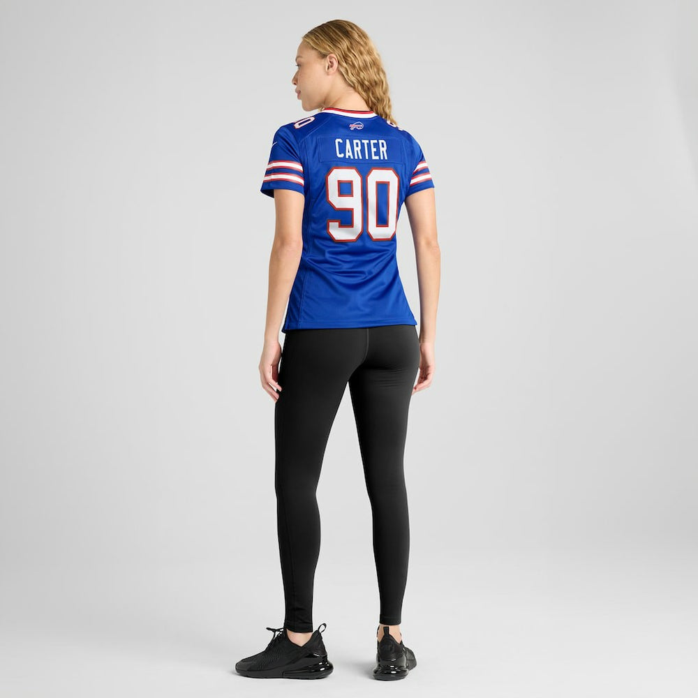 DeWayne Carter Buffalo Bills Women's Game Jersey Royal