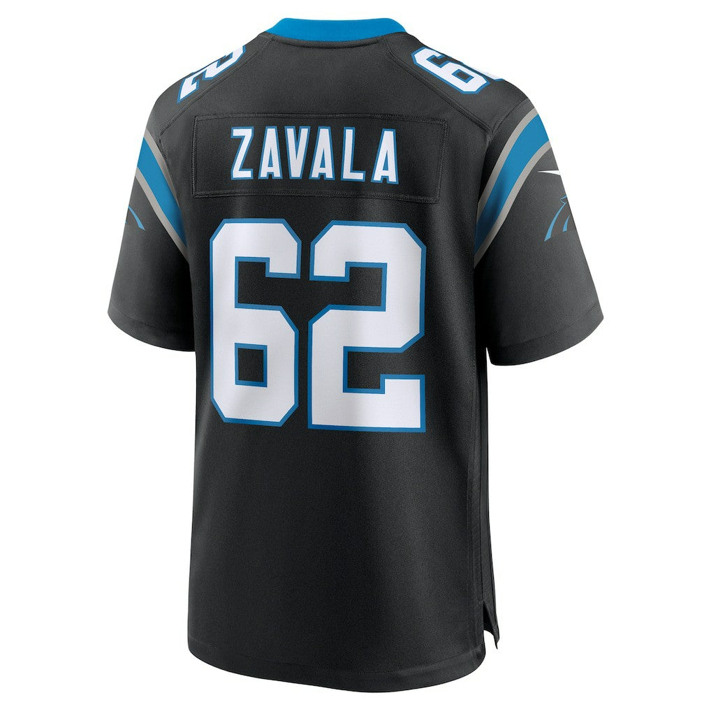 Chandler Zavala Carolina Panthers Game Jersey Black