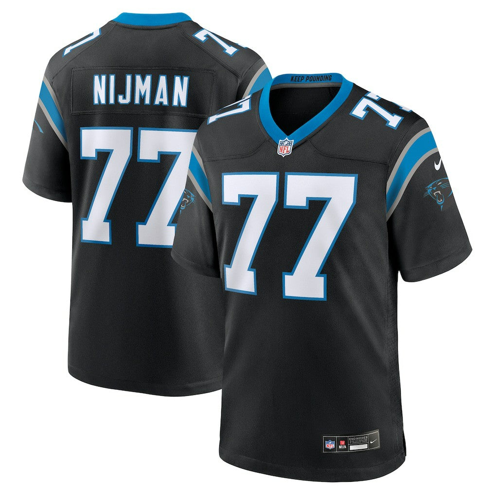 Yosh Nijman Carolina Panthers Game Jersey Black