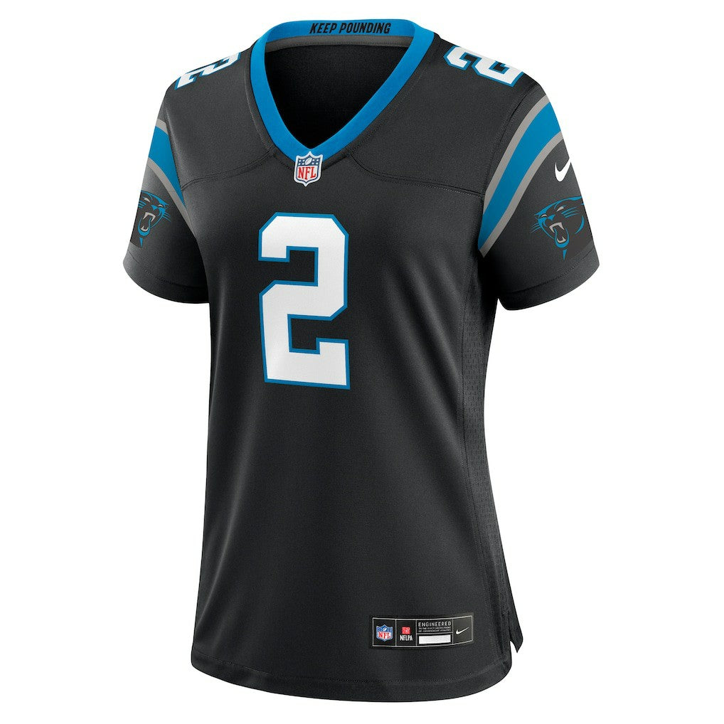 Mike Jackson Carolina Panthers Women's Game Jersey Black