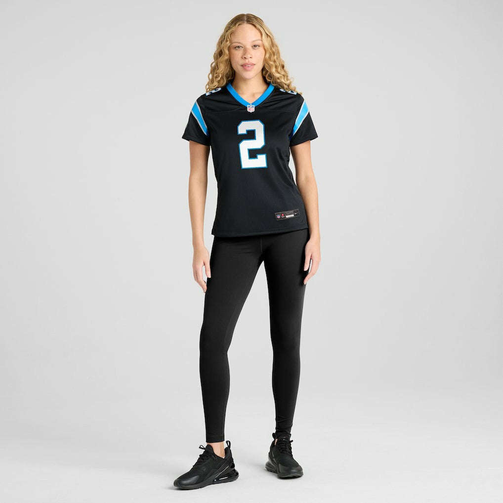 Mike Jackson Carolina Panthers Women's Game Jersey Black