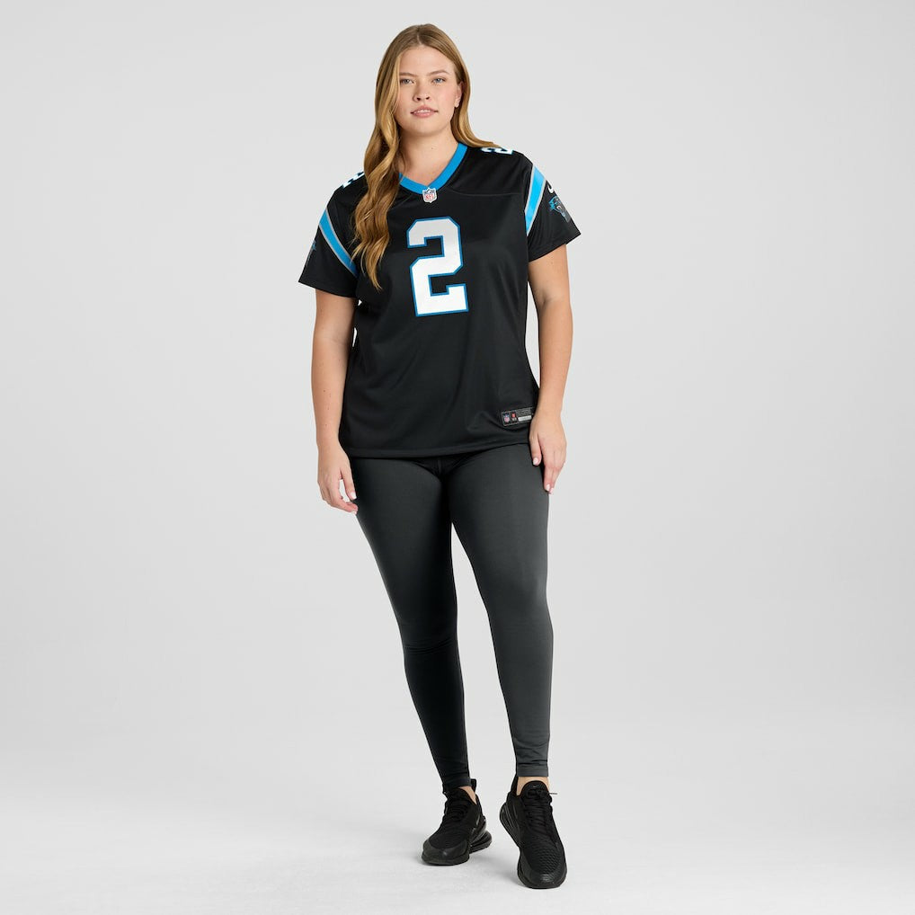 Mike Jackson Carolina Panthers Women's Game Jersey Black