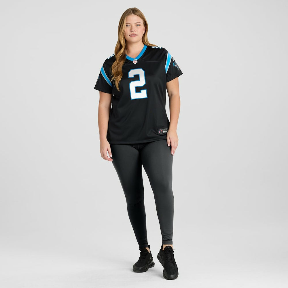 Mike Jackson Carolina Panthers Women's Game Jersey Black