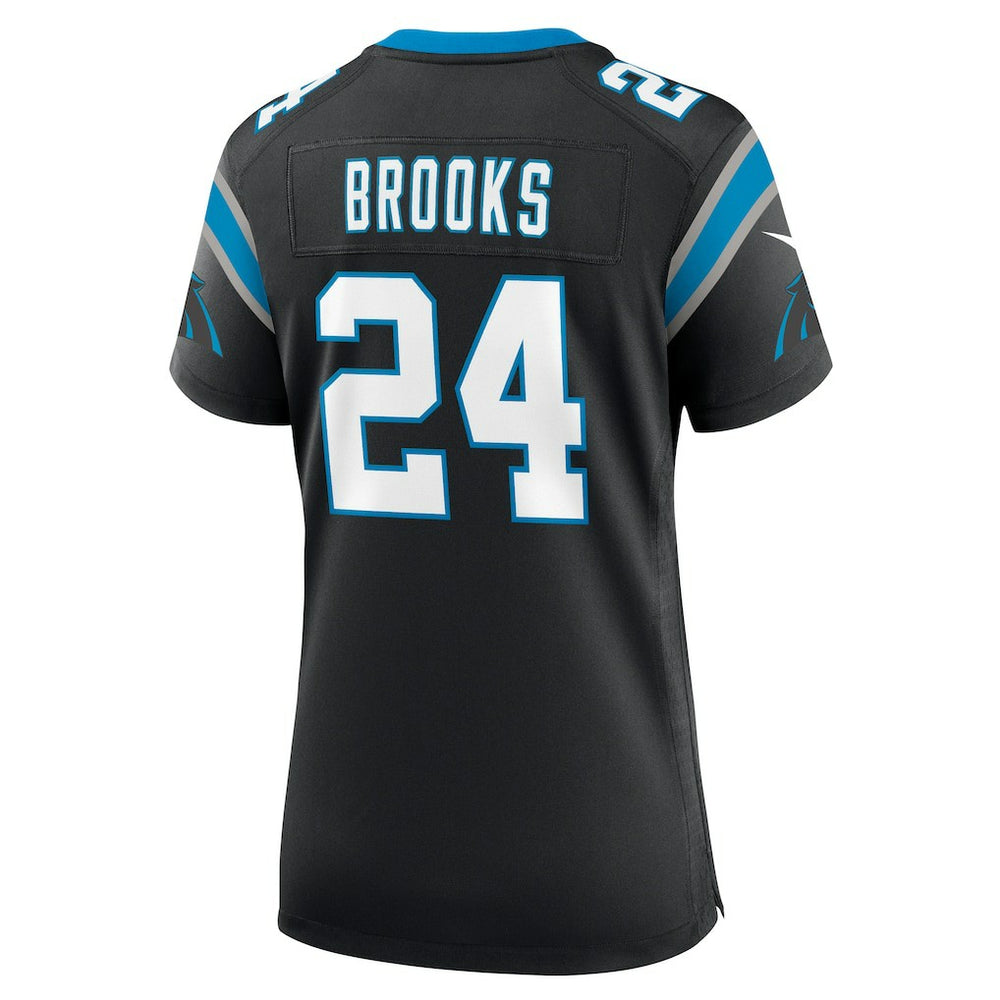 Jonathon Brooks Carolina Panthers Women's Game Jersey Black