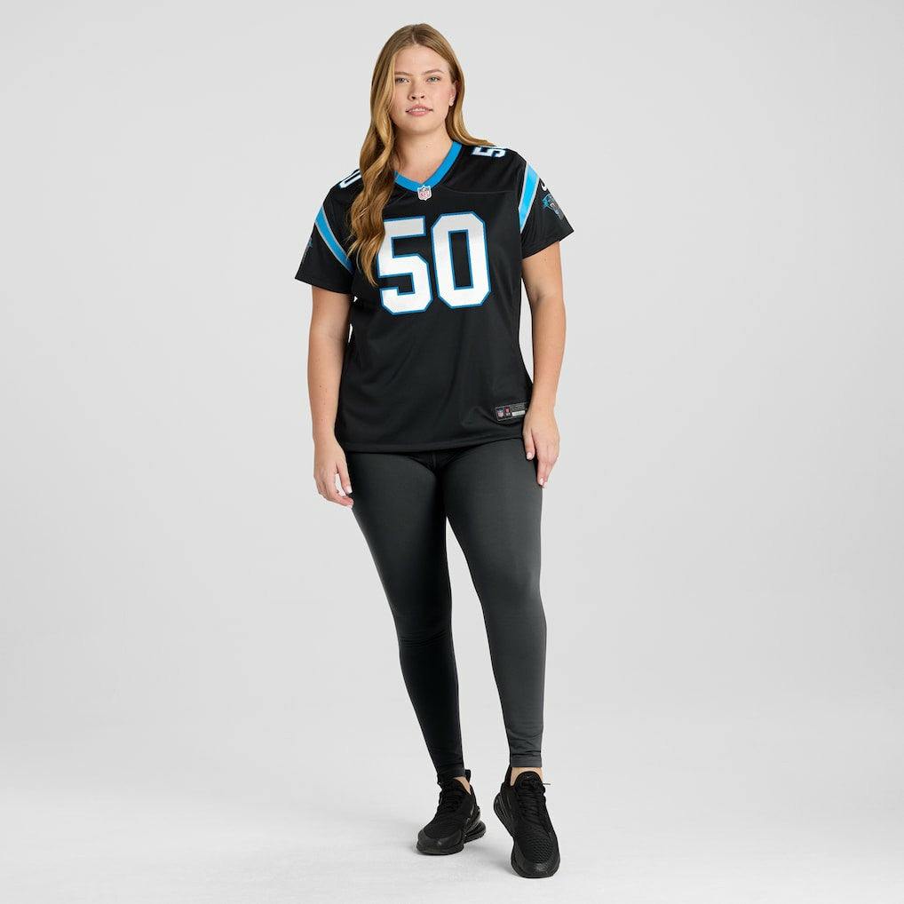 Robert Hunt Carolina Panthers Women's Game Jersey Black