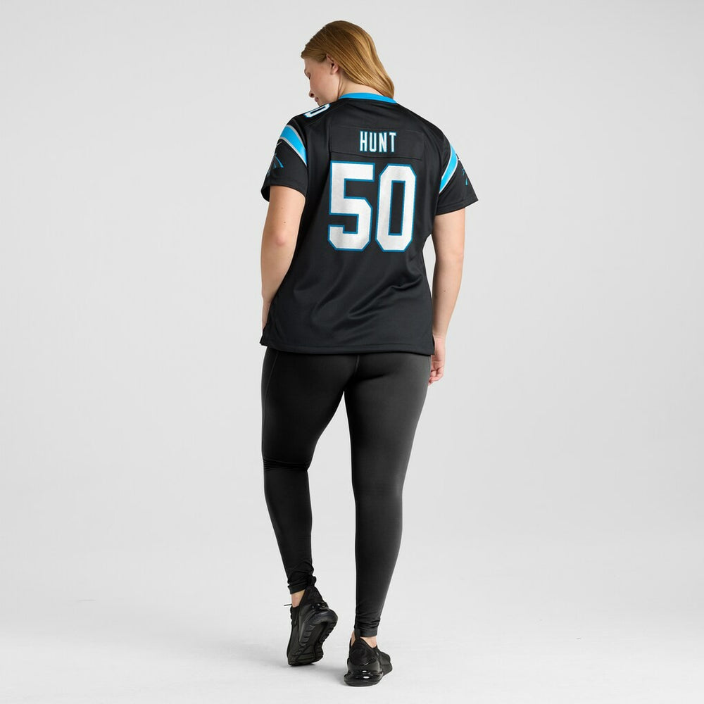Robert Hunt Carolina Panthers Women's Game Jersey Black