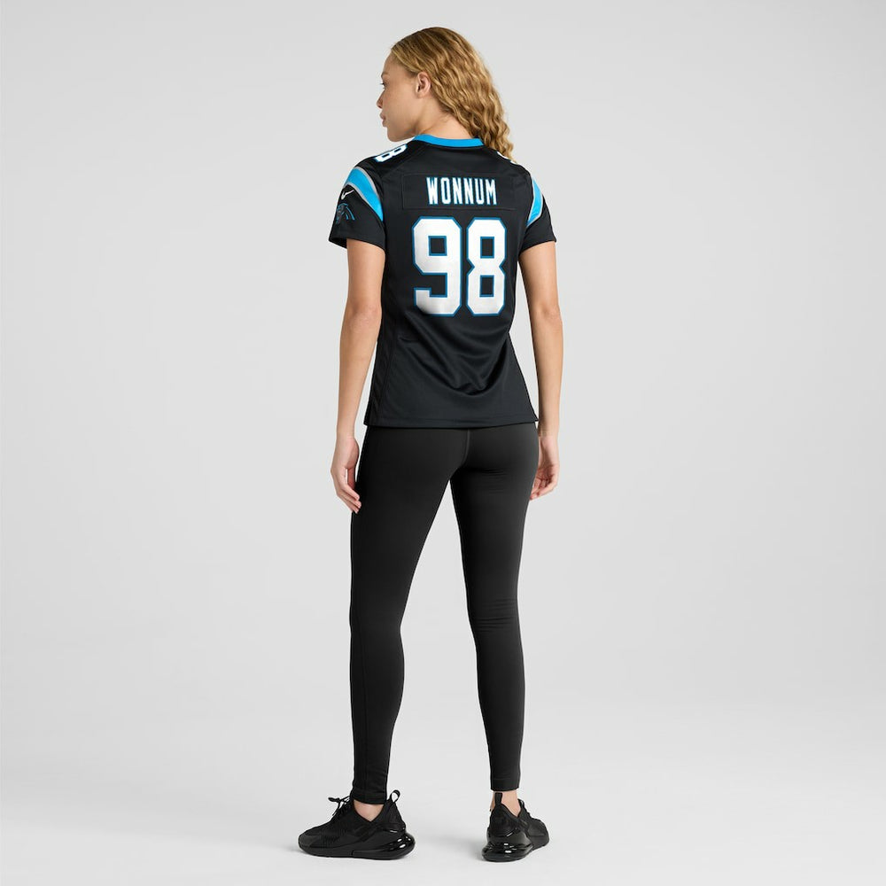 D.J. Wonnum Carolina Panthers Women's Game Jersey Black