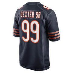 Gervon Dexter Sr. Chicago Bears Game Jersey Navy