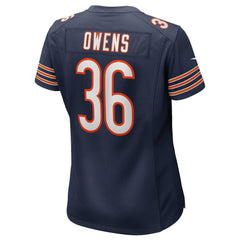 Jonathan Owens Chicago Bears Women's Game Jersey Navy