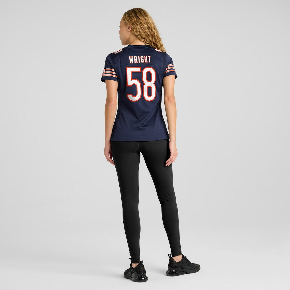 Darnell Wright Chicago Bears Women's Game Jersey Navy
