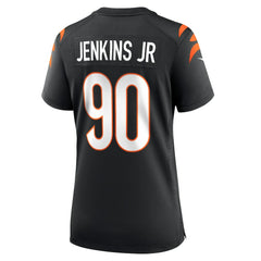 Kris Jenkins Jr. Cincinnati Bengals Women's Game Jersey Black