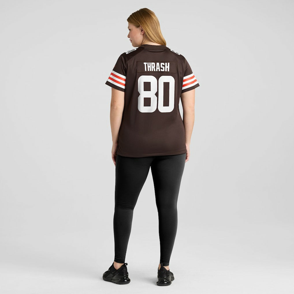 Jamari Thrash Cleveland Browns Women's Game Jersey Brown