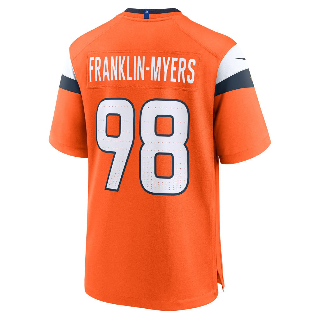 John Franklin-Myers Denver Broncos Team Game Jersey Orange
