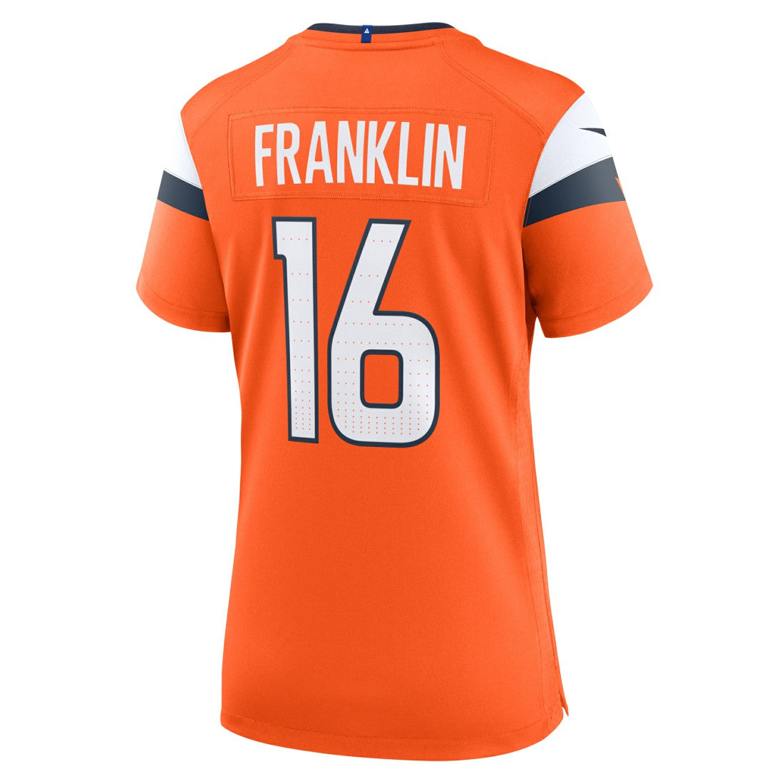 Troy Franklin Denver Broncos Women's Team Game Jersey Orange