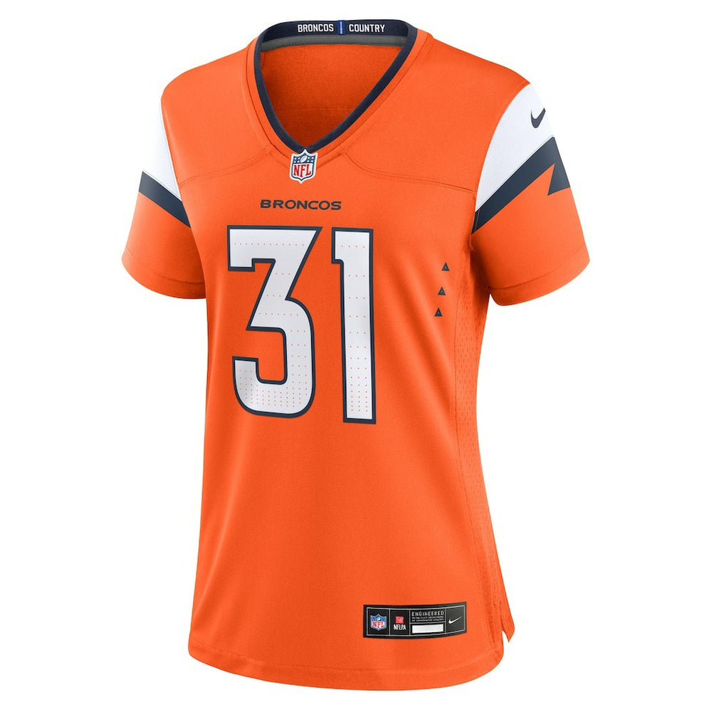 Kris Abrams-Draine Denver Broncos Women's Team Game Jersey Orange