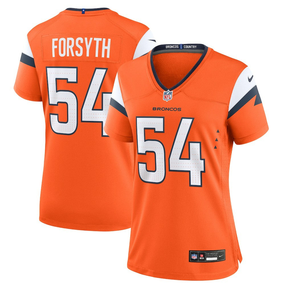 Alex Forsyth Denver Broncos Women's Team Game Jersey Orange