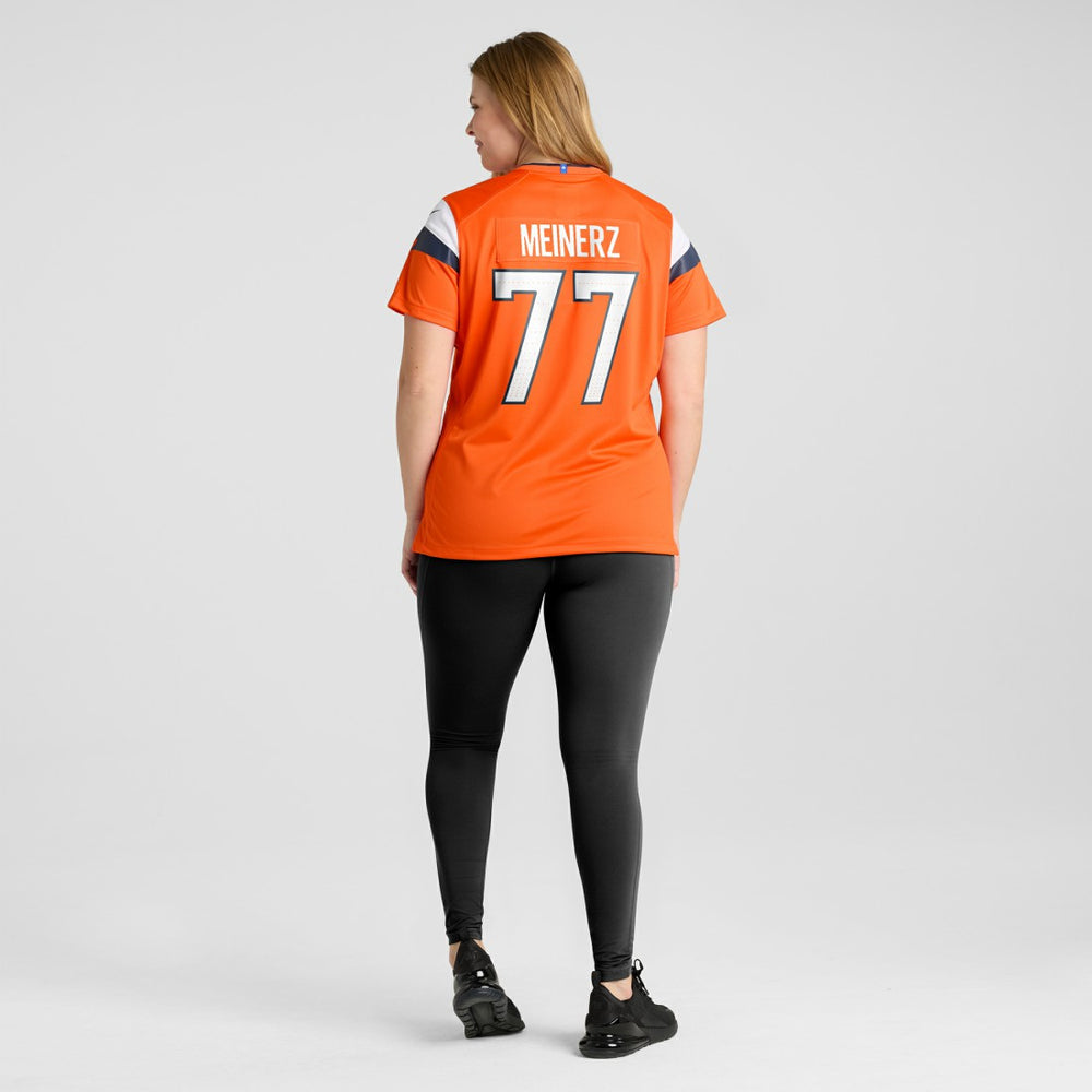 Quinn Meinerz Denver Broncos Women's Team Game Jersey Orange