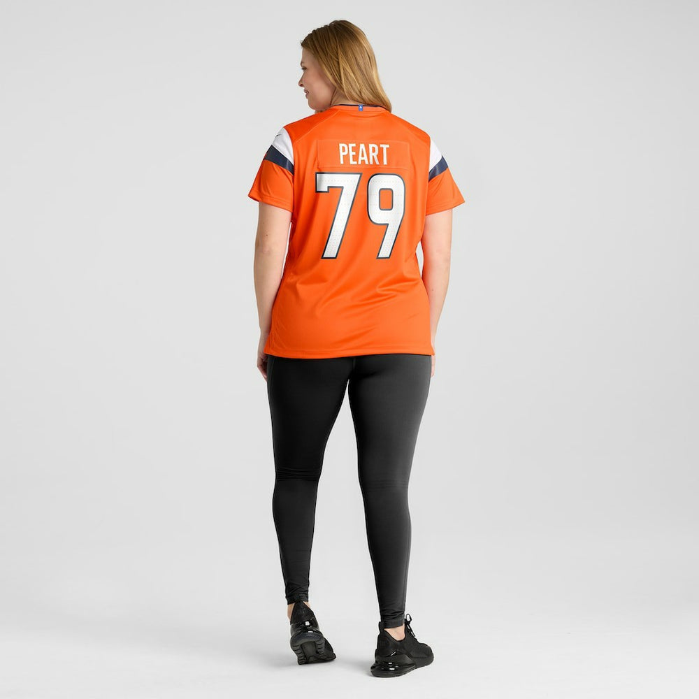 Matt Peart Denver Broncos Women's Team Game Jersey Orange
