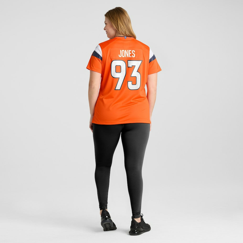 D.J. Jones Denver Broncos Women's Team Game Jersey Orange