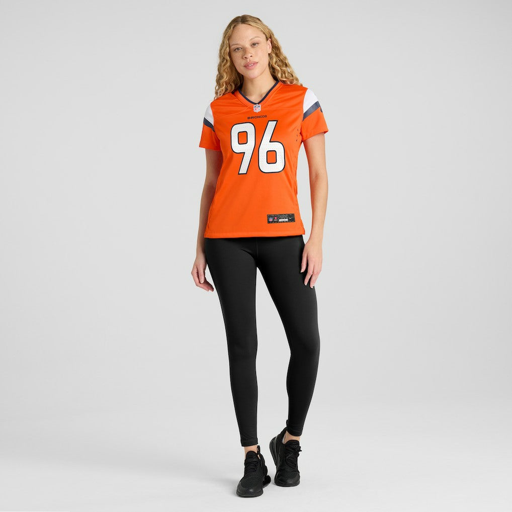 Eyioma Uwazurike Denver Broncos Women's Team Game Jersey Orange